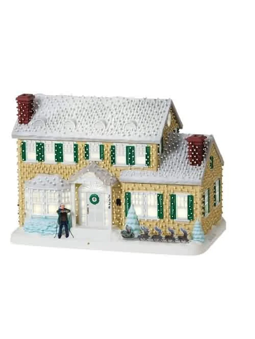 2021 Hallmark Keepsake National Lampoon Clark`s Crazy Christmas House Tabletop